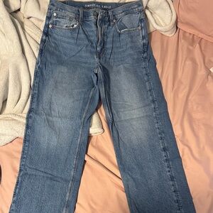 American Eagle Outfitters Men's Classic Blue Straight Jeans